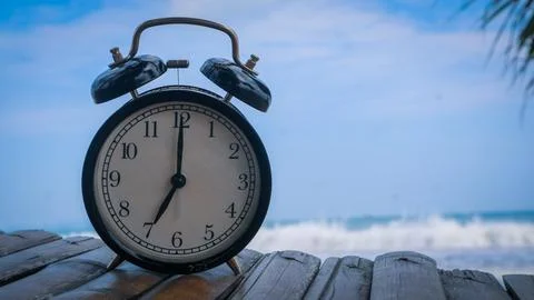 An alarm clock Foto stock