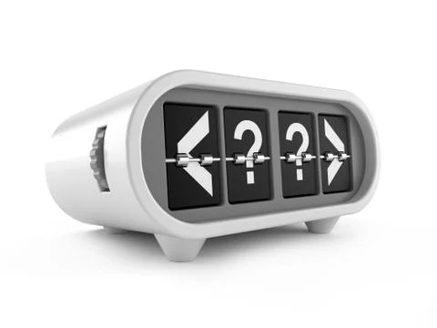 Alarm clock with PHP symbols Stock Illustration