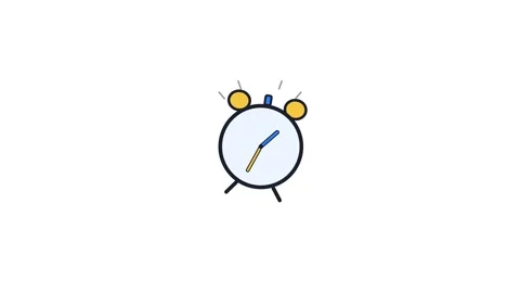 Alarm Clock Ring Stock Footage 344355142