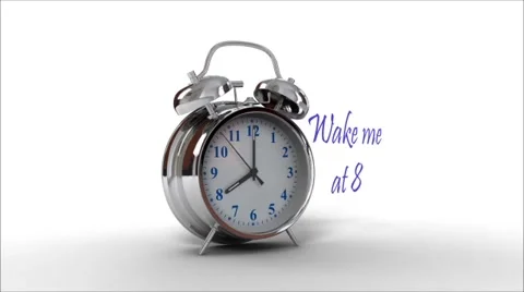 Alarm Clock ringing Stock After Effects