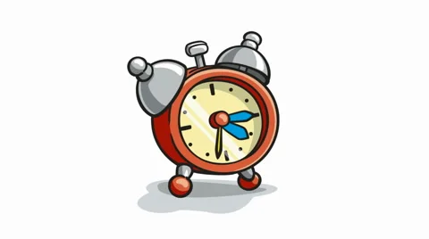 Alarm clock ringing with alpha Stock Footage 47871565