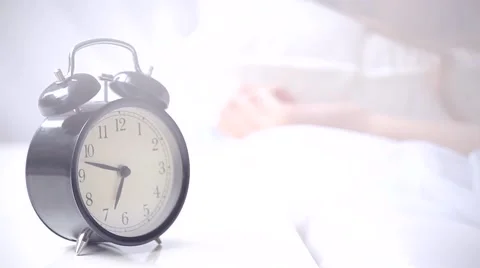 Alarm clock ringing at morning Stock-Footage 41403522