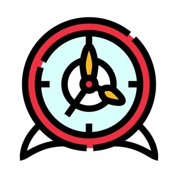 Alarm clock ringing time management reminder concept 스톡 일러스트