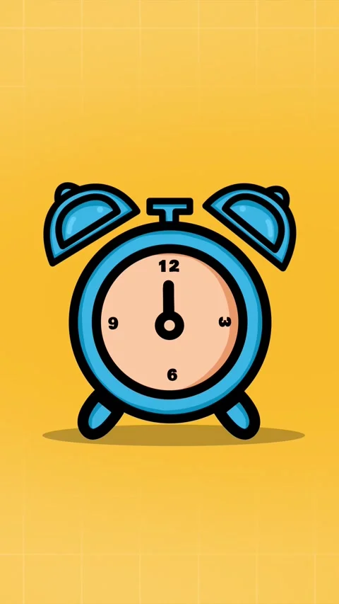 Alarm Clock Ringing Vertical Stock Footage 319094359