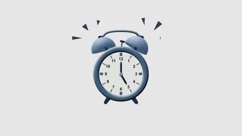 The alarm clock rings every hour, Stock Footage 283769158