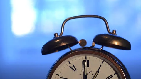 Alarm clock rings Stock Footage 24376959
