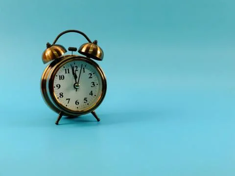 Alarm clock with space for copy background 写真素材
