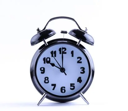 Alarm clock  with ten o'clock Stock Photos