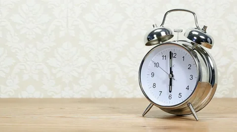 Alarm clock, time lapse Vídeos de archivo 60951112