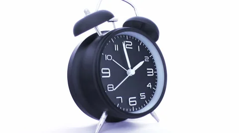 Alarm clock time lapse Video stock 64109200
