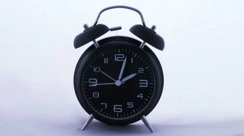 Alarm clock time lapse Video stock 64110216