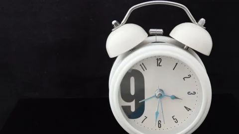 Alarm clock Time Passing 4K 스톡 동영상 195850102