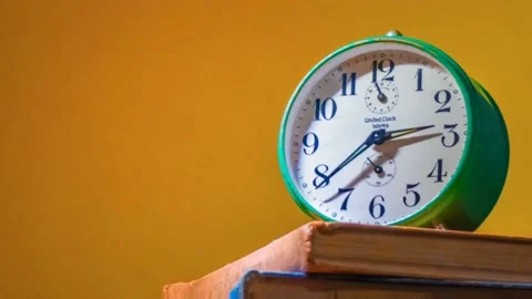 Alarm clock timelapse Stock Footage 159551542