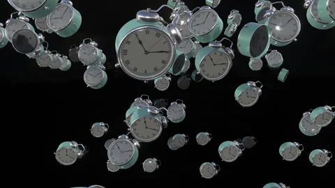 Alarm Clock Tunnel Background Stock Footage 285314001