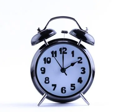 Alarm clock  with two o'clock Stock Photos