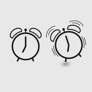Alarm clock vector 2 Stock Illustration