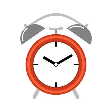Alarm clock vector clipart Illustrazione stock