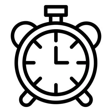Alarm clock Vector Icon Design Illustration Stock Illustration