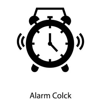 Alarm Clock Vector Stock Illustration