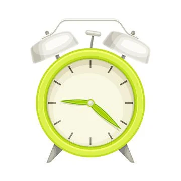 Alarm clock, wake-up time, Good morning concept cartoon vector illustration 스톡 일러스트