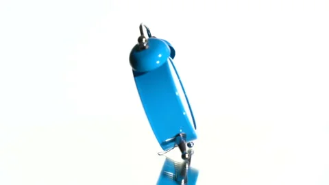 Alarm clock on a white background Vídeo Stock 120543846