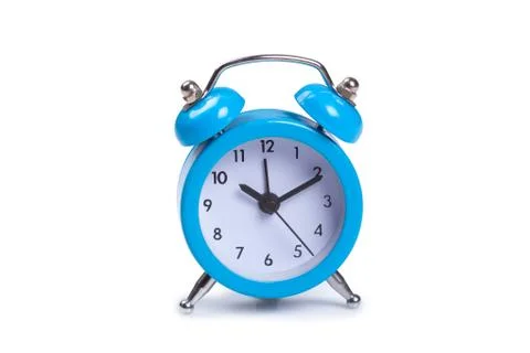 Alarm clock on white background Stock Photos