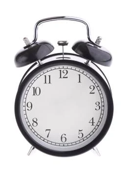 Alarm clock without hands Stock-Fotos