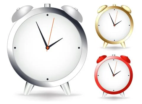 Alarm clocks Stock Illustration