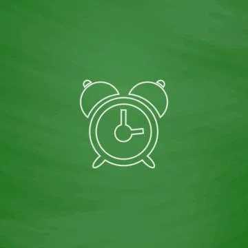 Alarm computer symbol Stock Illustration