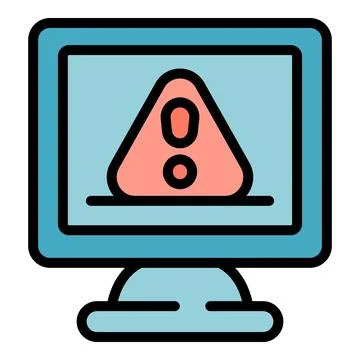 Alarm connection icon vector flat Stock Illustration