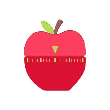 Alarm kitchen timer cartoon vector illustration Stockillustratie