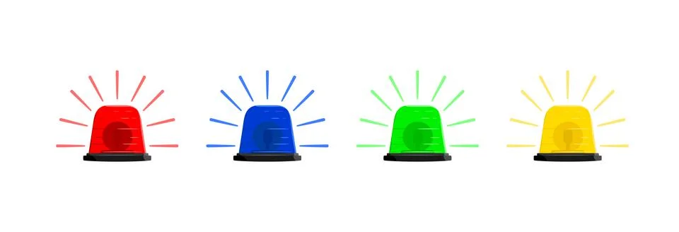 Alarm light. Stock Illustration