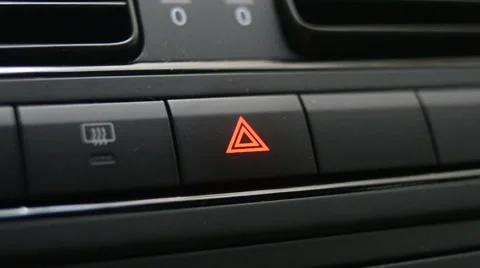 Alarm lights button working Stock Footage 65431962