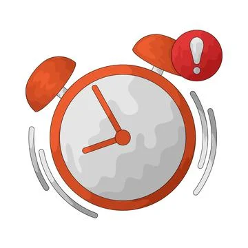 Alarm notification illustration Stock Illustration