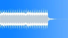 Alarm - restless pulses with light room reverb Sound Effect