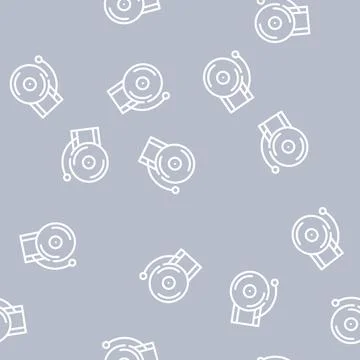 Alarm signalization line icon vector isolated illustration Stockillustratie