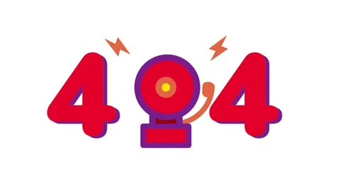 Alarm Siren 404 Error Stock Footage 335667593