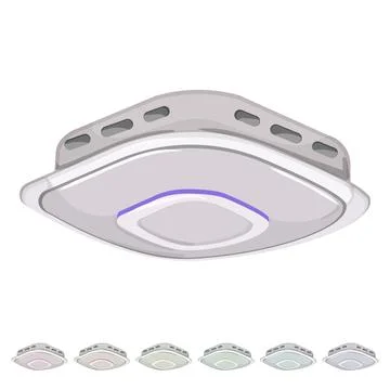Alarm smoke detector cartoon vector graphic Stock Illustration
