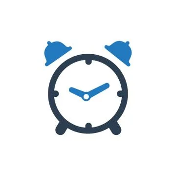Alarm Time Icon Illustrazione stock