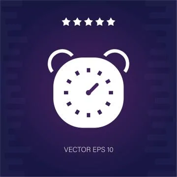 Alarm vector icon Stock Illustration