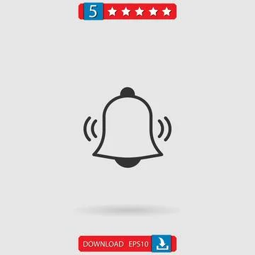 Alarm vector icon Stock Illustration