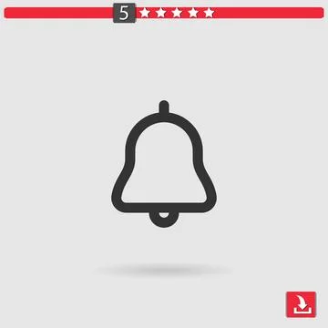 Alarm vector icon Stock Illustration