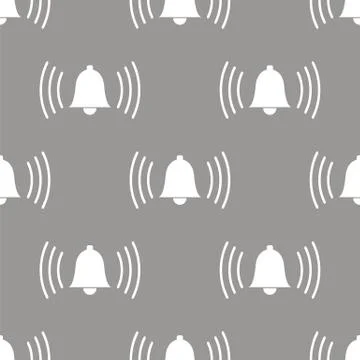 Alarmclock seamless pattern Stock Illustration