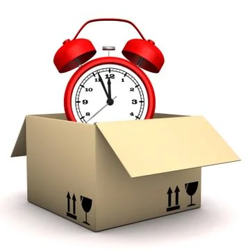 Alarmer carton Stock Illustration