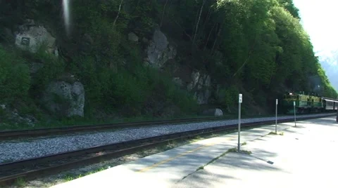 Alaska American Train Video stock 48946475