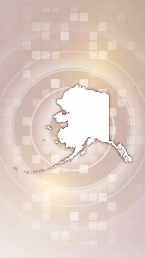 Alaska Animated Map Stock Footage 276081994