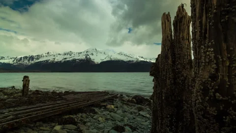 Alaska Boat Launch Timelapse 스톡 동영상 310563481