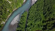 Alaska Drone River Stock Footage