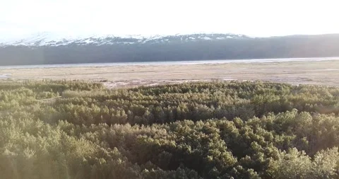 Alaska Drone Shot of Denali Stock Footage 273836801