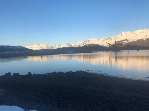 Alaska during the winter Stock Photos
